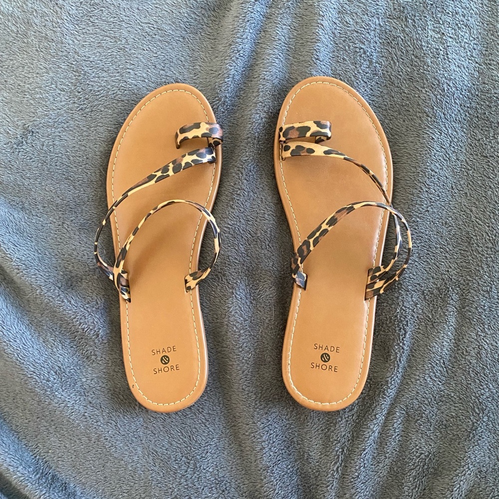 Target leopard sandals.